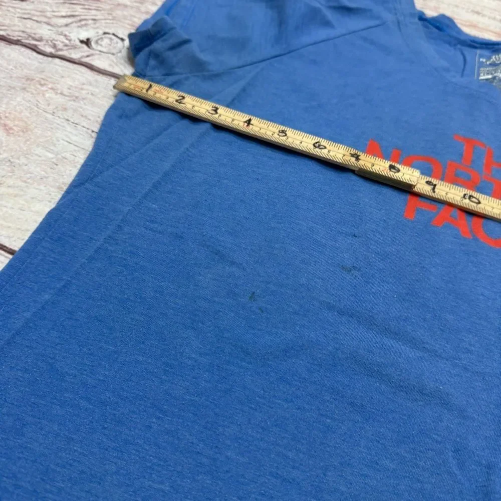 The North Face Half Dome Two Blend Short Sleeve Tee Women’s Blue Red Size XL - Picture 7 of 7